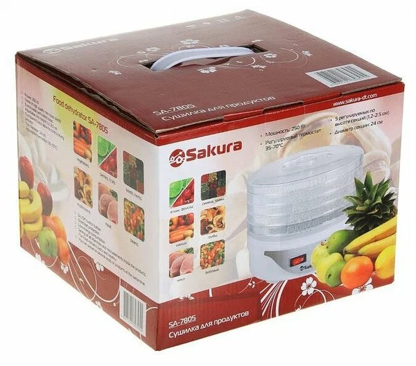 5. Сушилка для овощей Sakura SA-7805