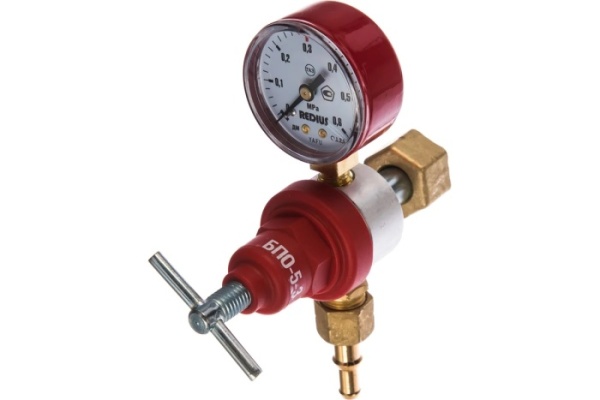 1. Редуктор к газ.баллону пропановый Redius БПО-5-3