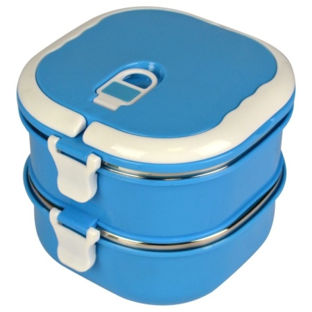 Ланч-бокс двойной 1800мл 15х16,5х13,5см